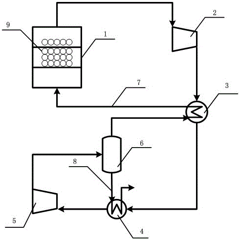 Water vapor vacuum rapid drying system and working method