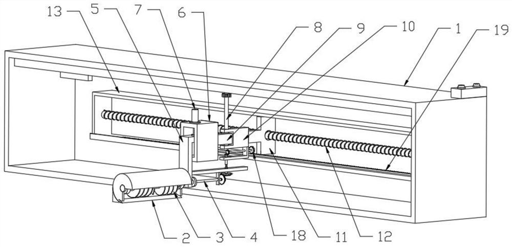 Automatic sand pit trowelling device for standing long jump