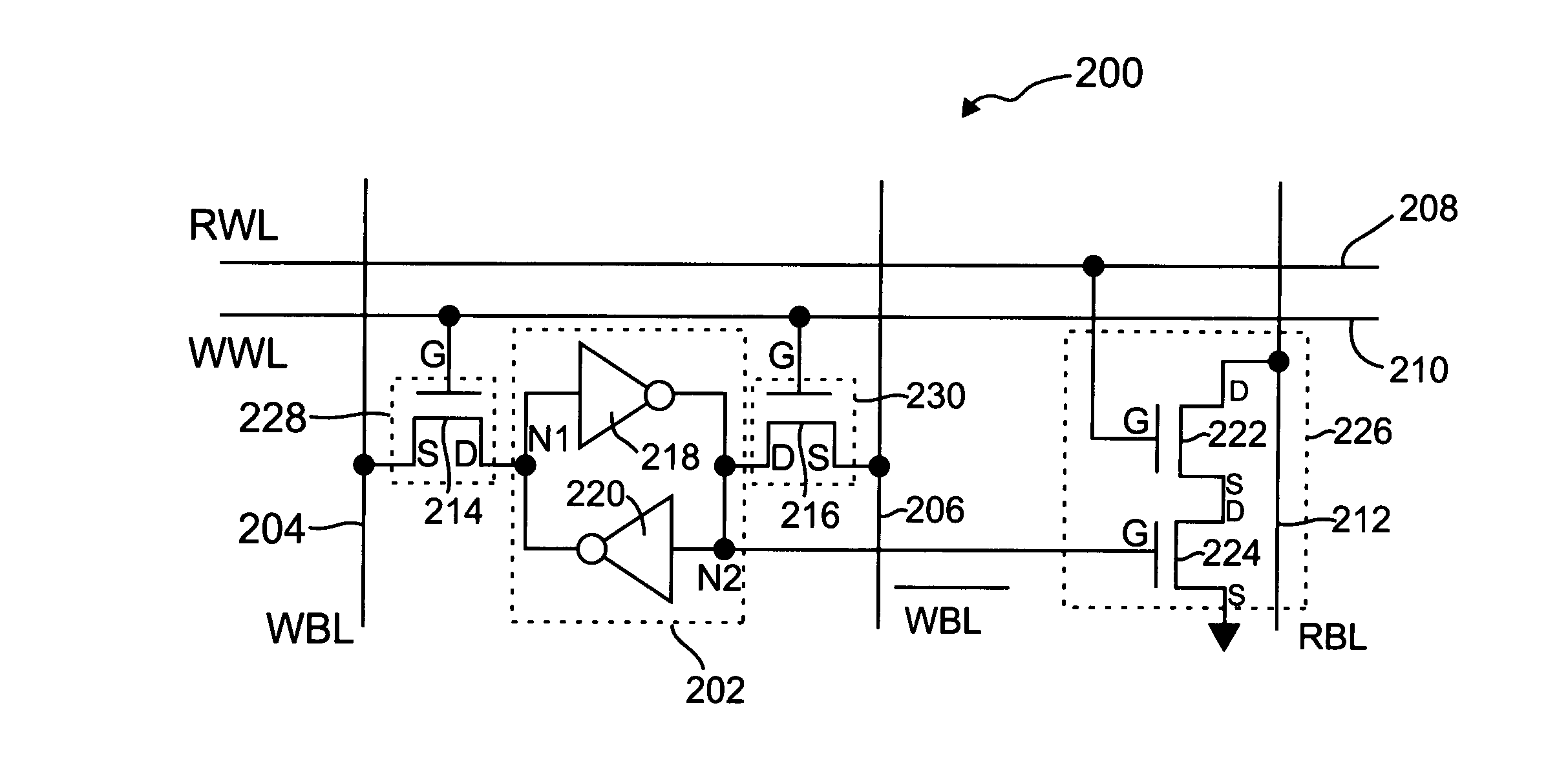 Memory cell having improved read stability