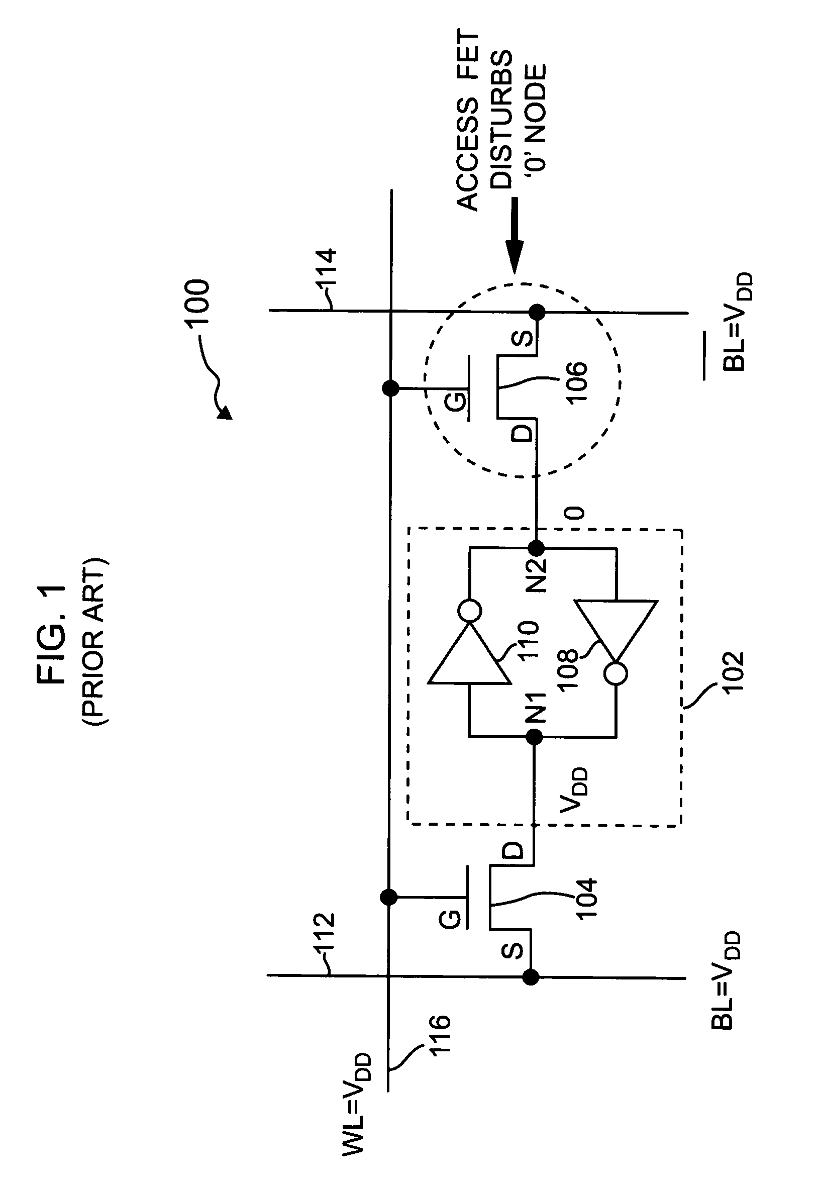 Memory cell having improved read stability