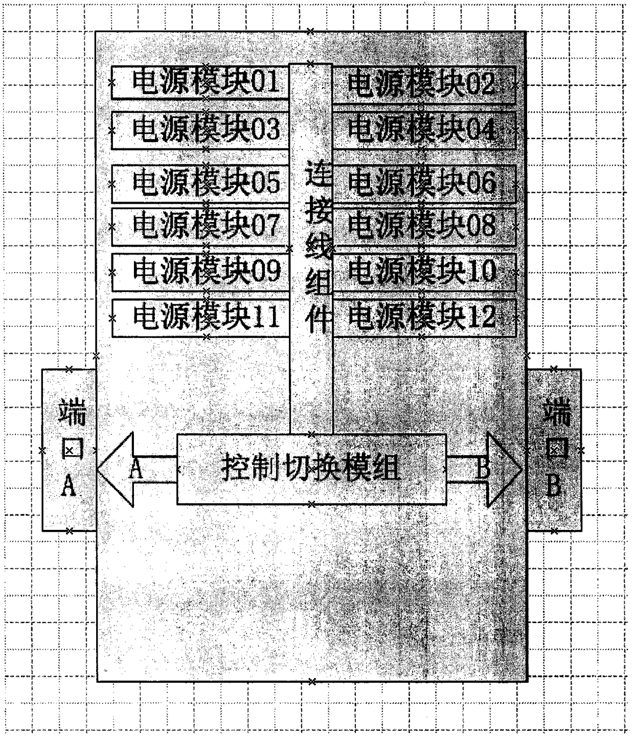 DC charging pile power intelligent distribution system