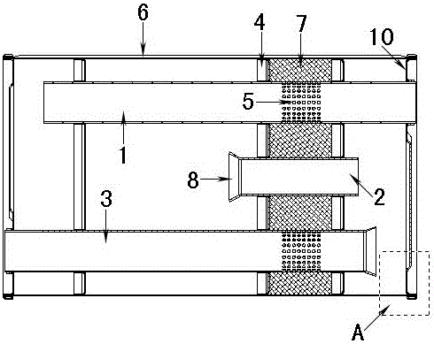 Manufacturing method of automobile muffler and noise elimination device