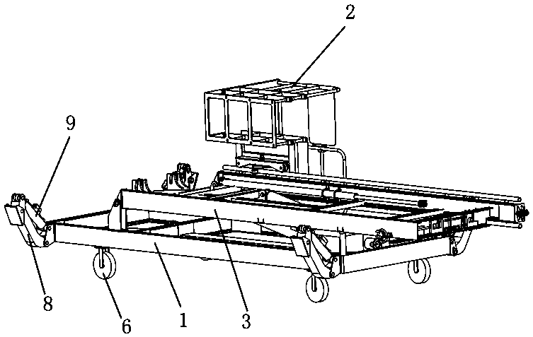 Inverted transport unit for fuel assembly containers