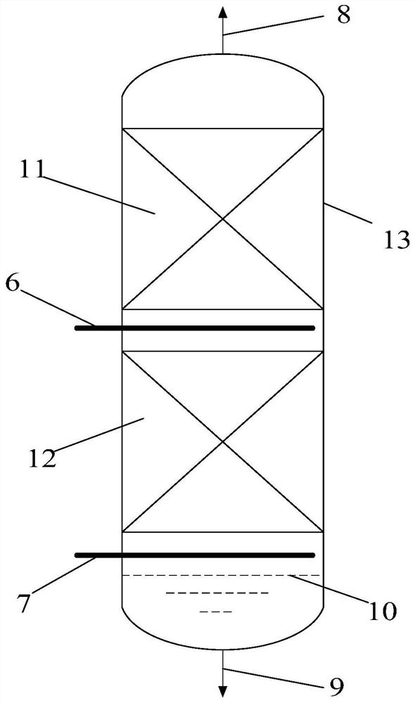 Packed extraction tower, application thereof and residual oil solvent deasphalting method