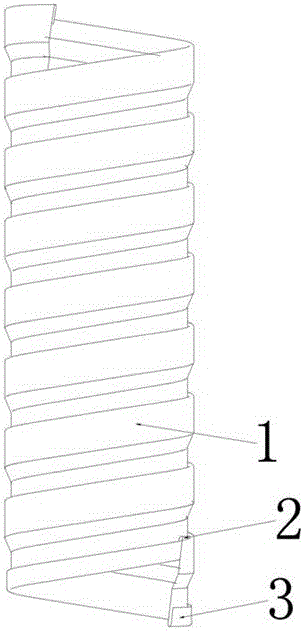 Fully fitting esophageal stent complying with esophageal peristalsis