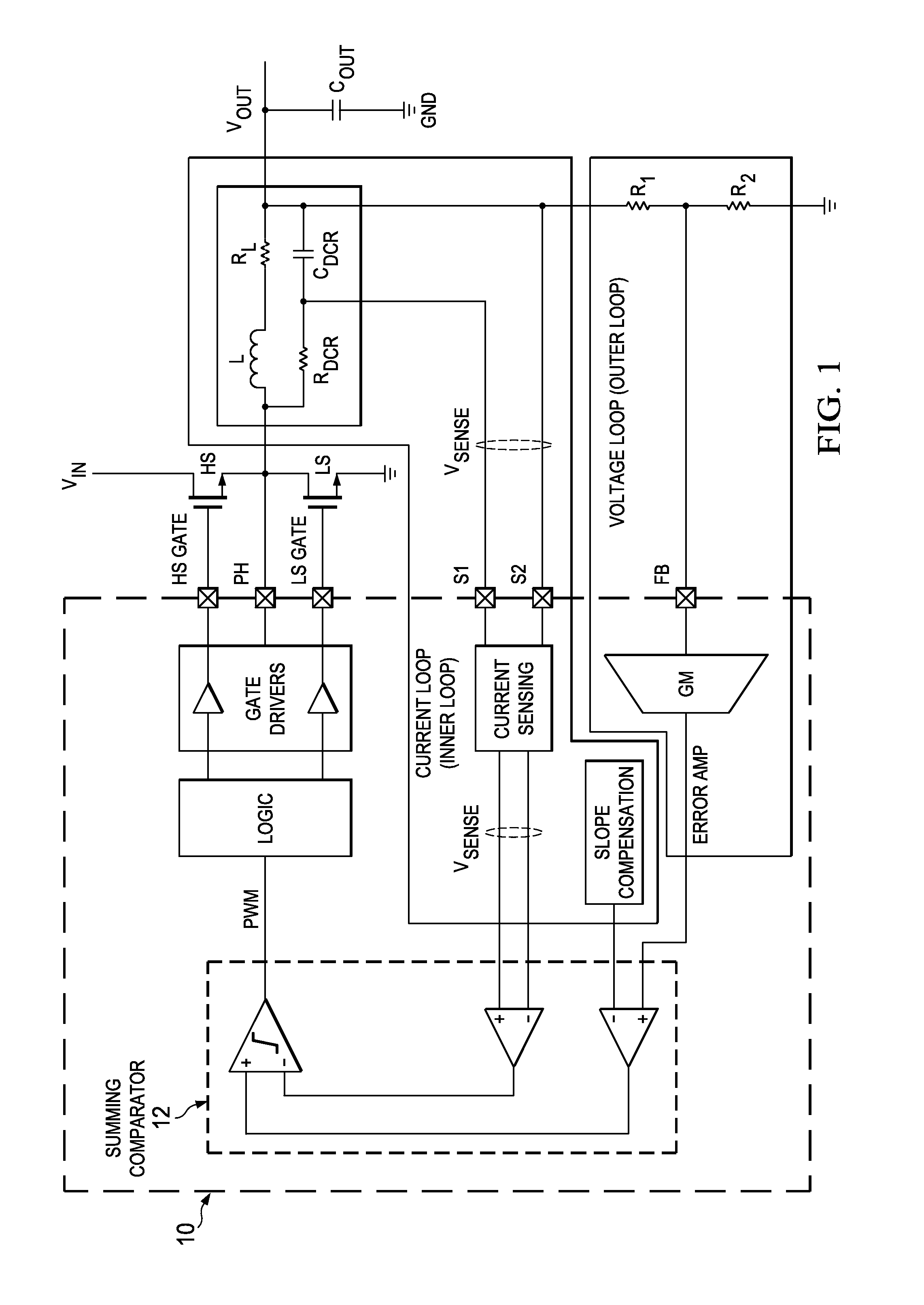 Switching converter control circuit