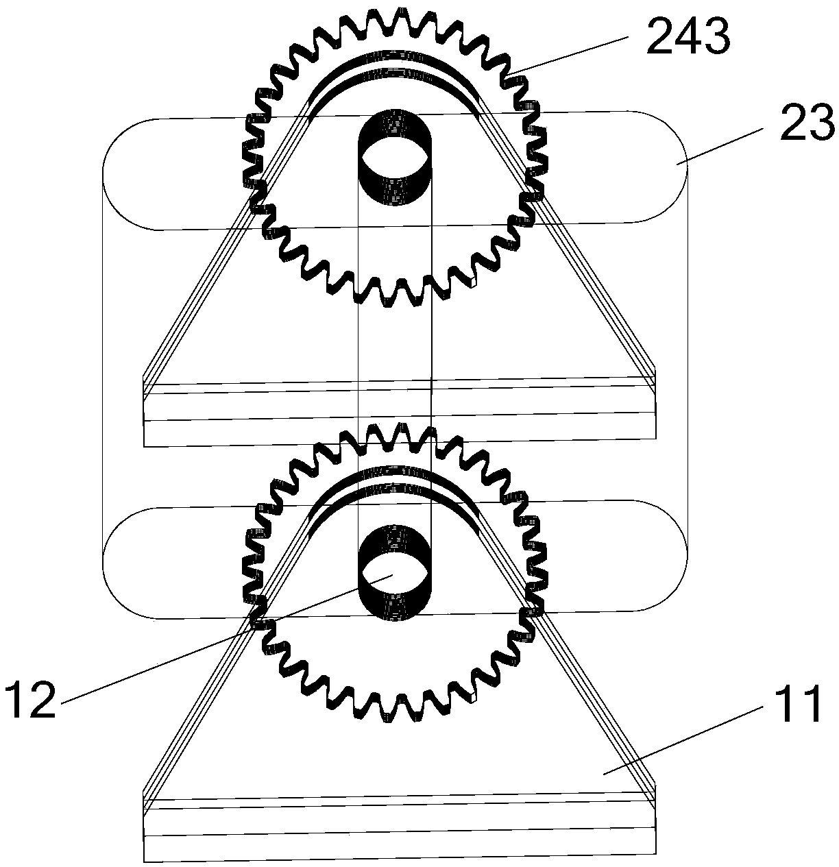 Airport in-vehicle staircase