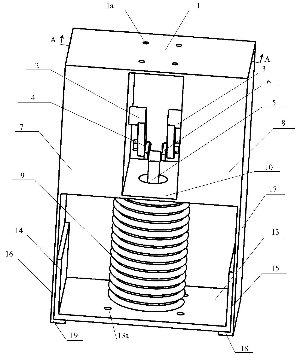 Crank piston type inerter damping dynamic vibration isolator