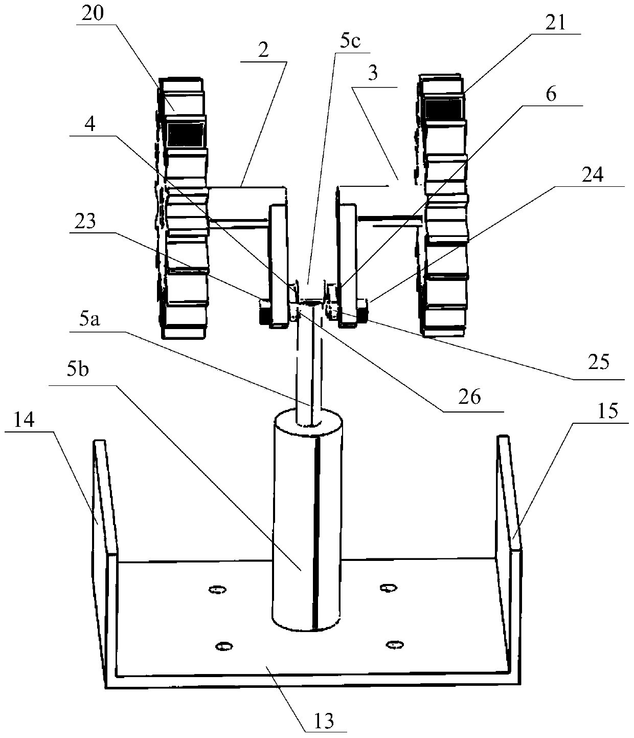 Crank piston type inerter damping dynamic vibration isolator