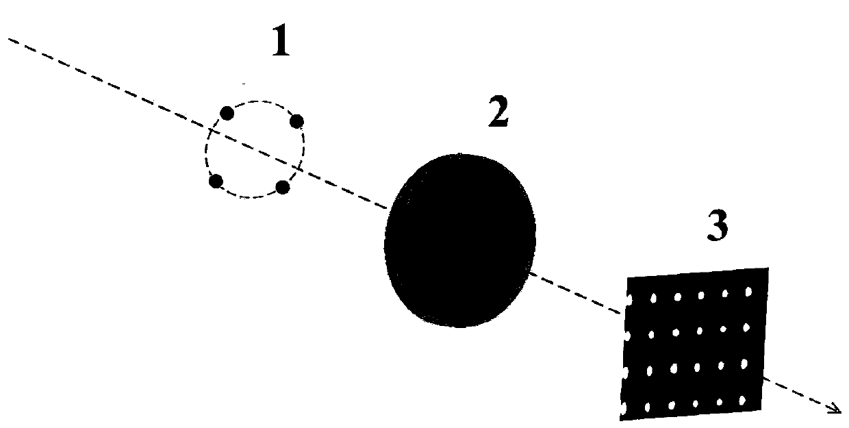 Non-diffractive two-dimensional optical lattice period adjustment system based on zoom lens