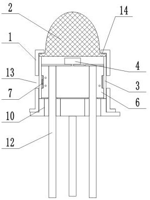A to UV device packaging structure
