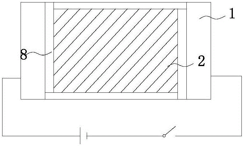 Switchable glass based on subtractive color mixing method