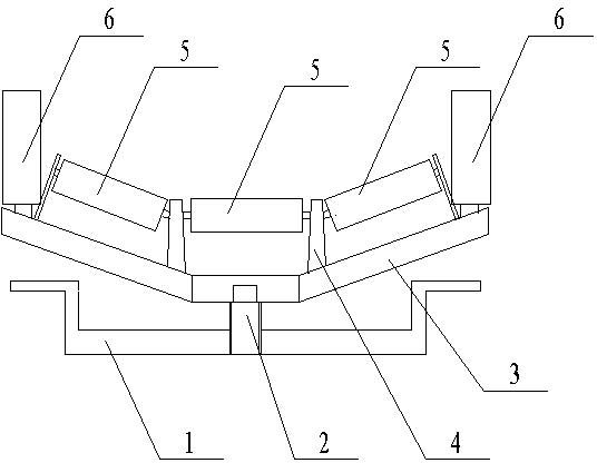 Bracket for grain conveying belt