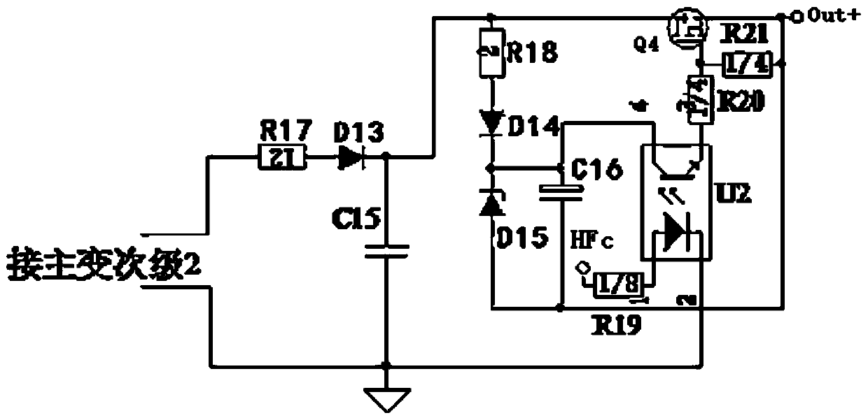 Non-contact arc ignition circuit for argon arc welding machine