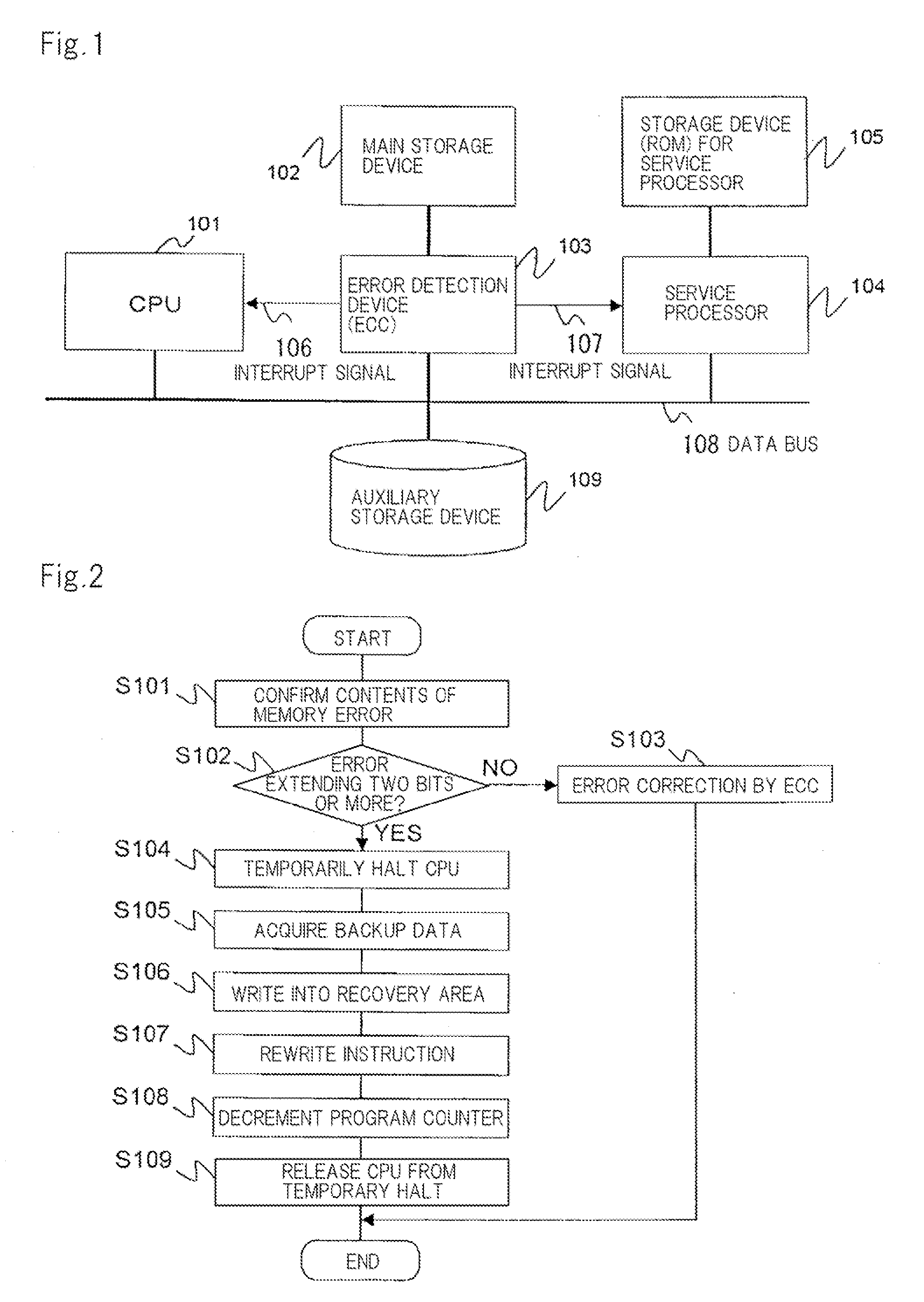 Memory failure recovery method, information processing apparatus, and program