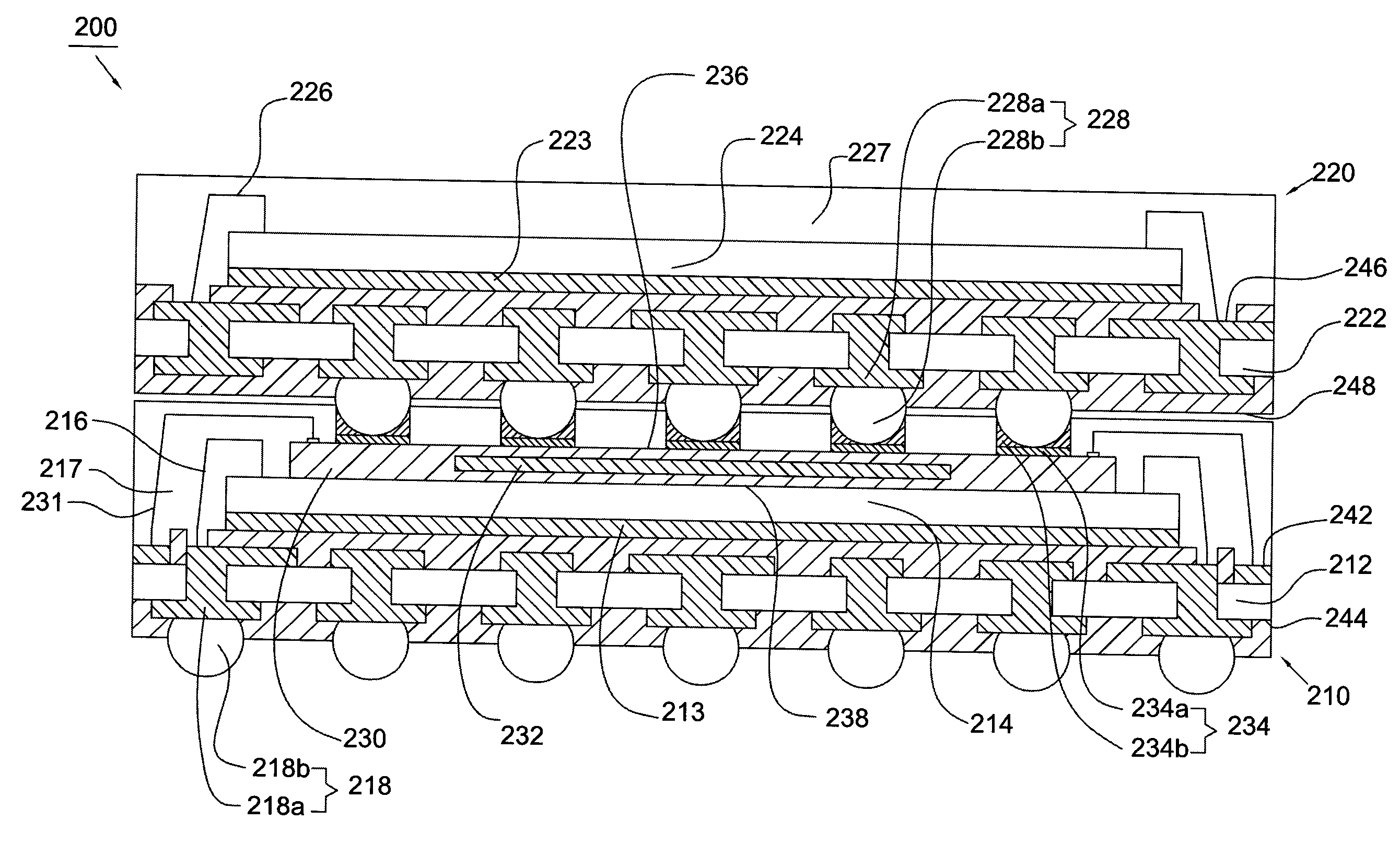 Package-on-package device, semiconductor package and method for manufacturing the same