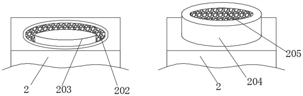 Assembly type special rail connecting structure and using method thereof