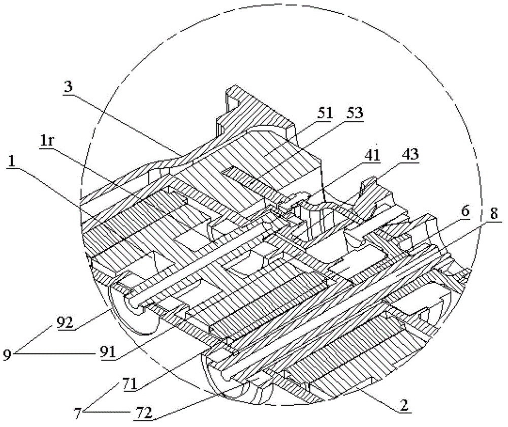 Hub driving system with double motors