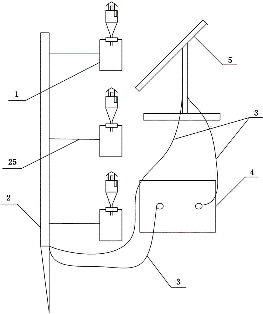 Automatic continuous weighing type sand collector