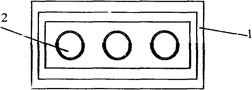 Anode carbon block for clamped anode conductive device