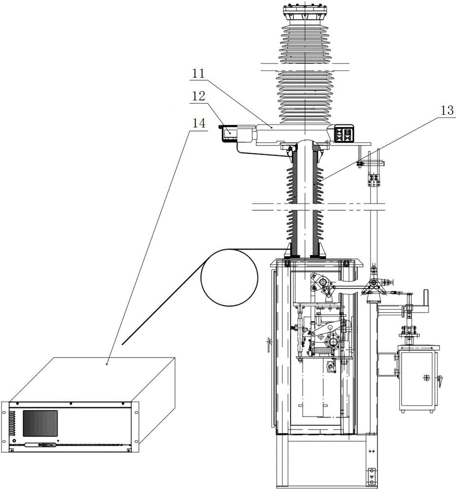 Electronic current transformer for intelligent isolation circuit breaker