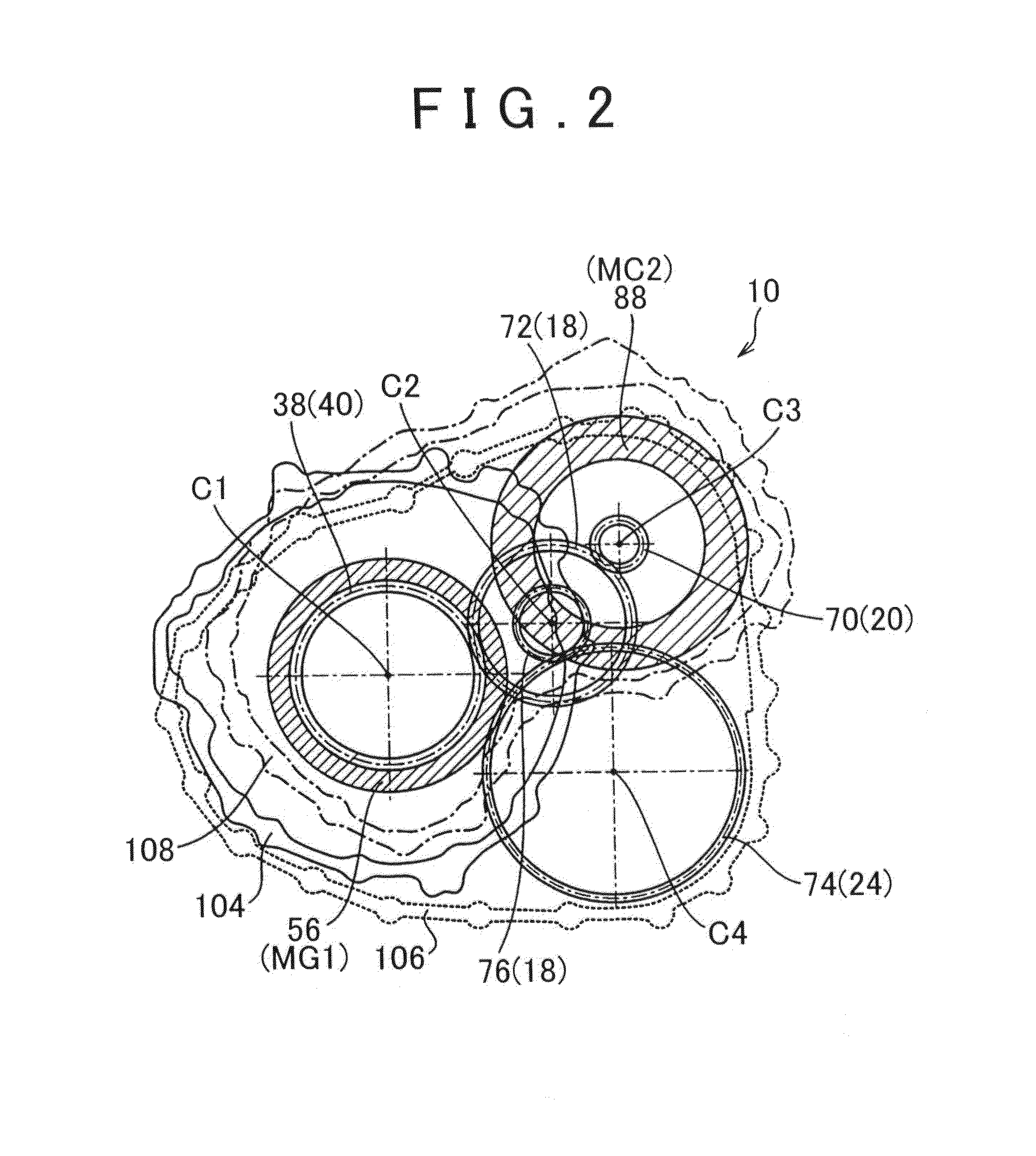 Hybrid vehicle driving apparatus