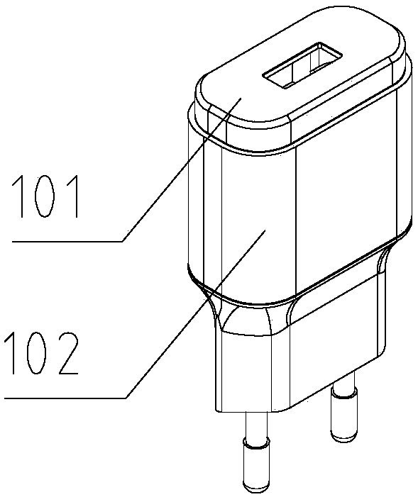 Charger cover shell automatic feeding device