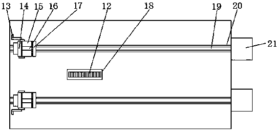 Noiseless aluminum alloy section cutting device