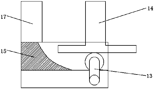 Noiseless aluminum alloy section cutting device