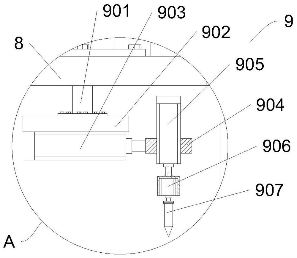 Punching equipment for continuous production of disc brushes