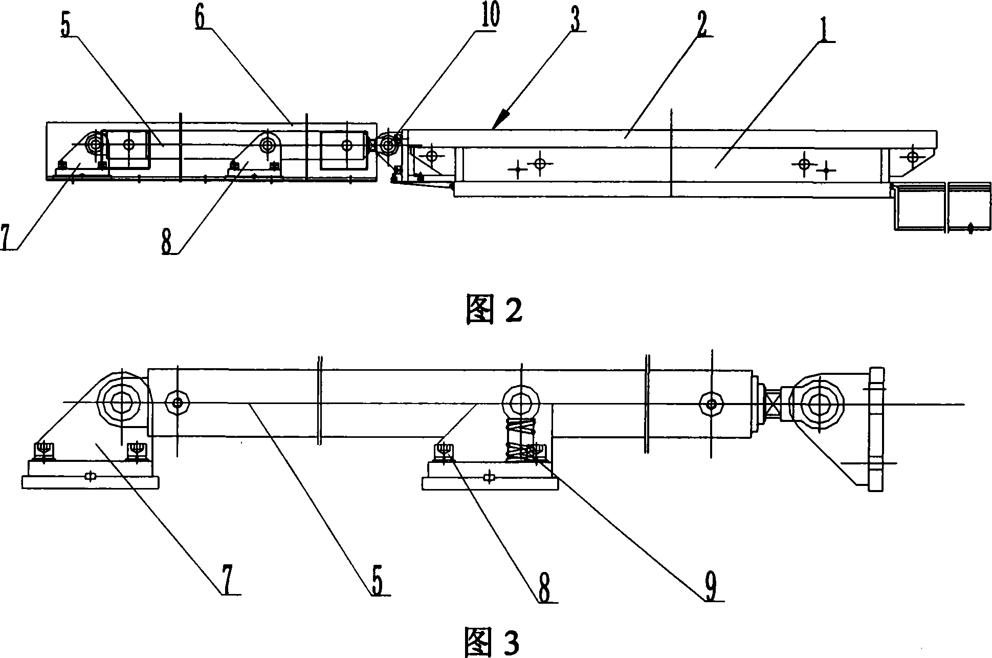 Long-distance fuel cylinder driving mechanism