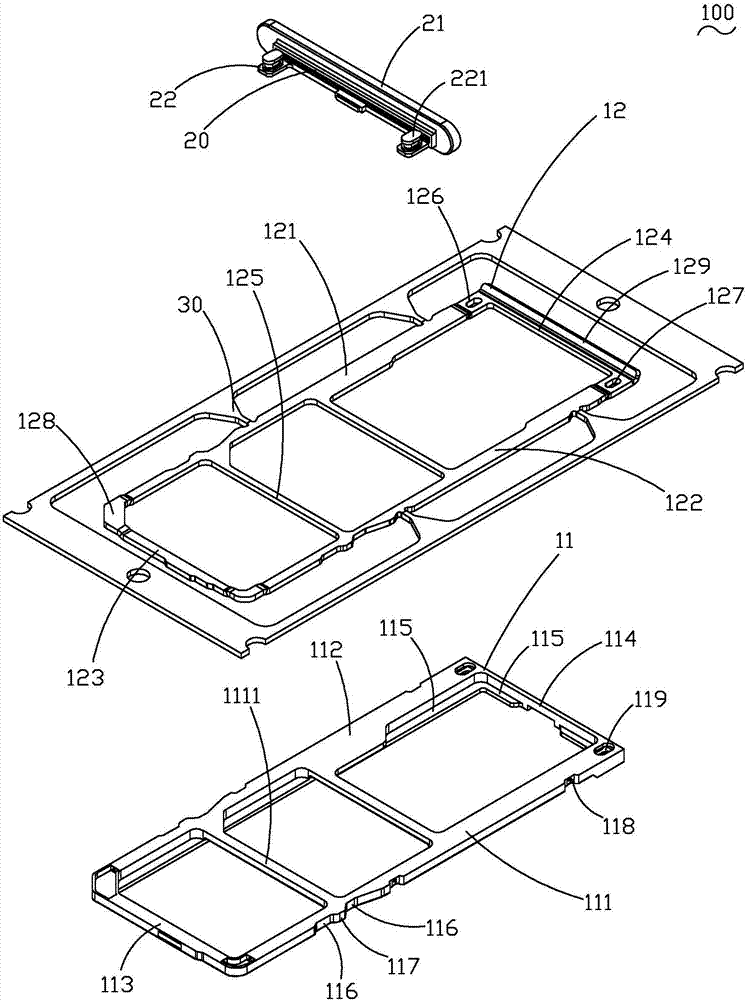 Card holder, and manufacturing method thereof