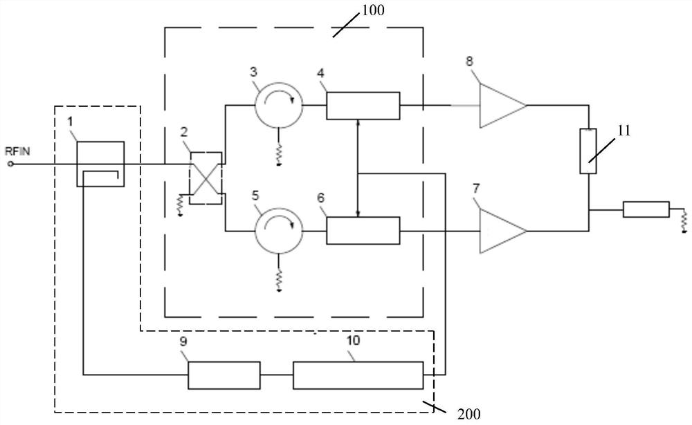 A Doherty power amplifier and input signal processing method thereof