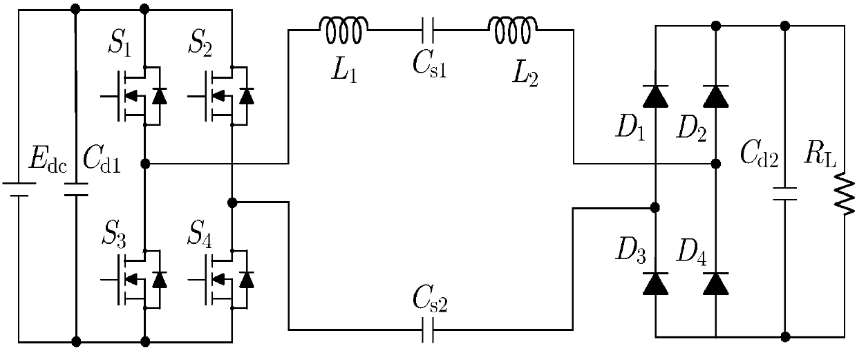 Composite source type power and signal parallel transmission method used in ecpt system