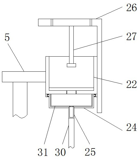 Green plant building curtain wall convenient to water through basin soaking method