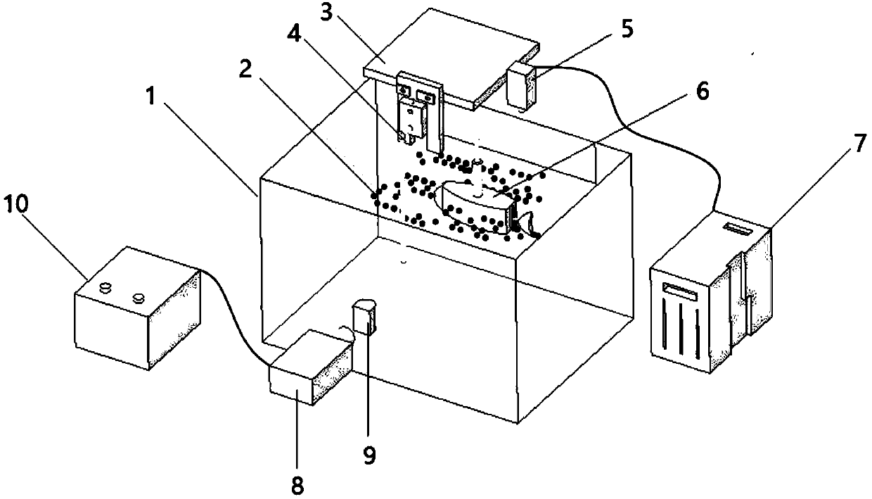 Device and method for measuring pressure field generated by fishtailing of bionic fish