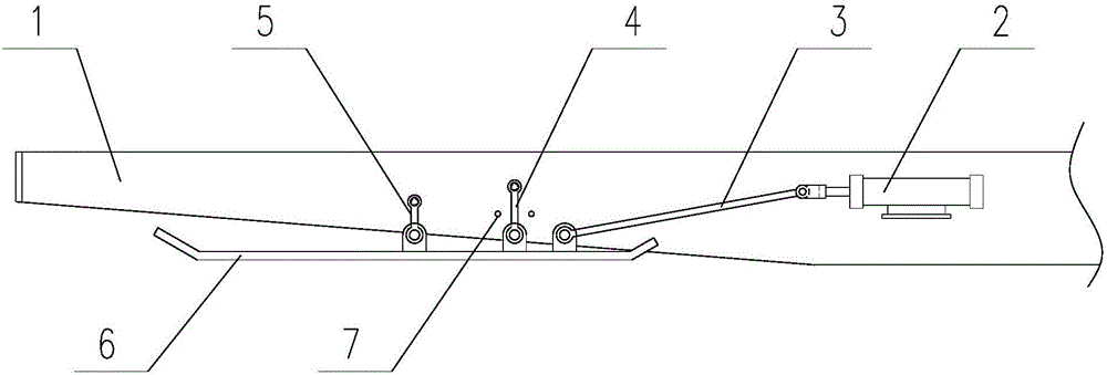 Coal leveling bar with vibrating compacting function