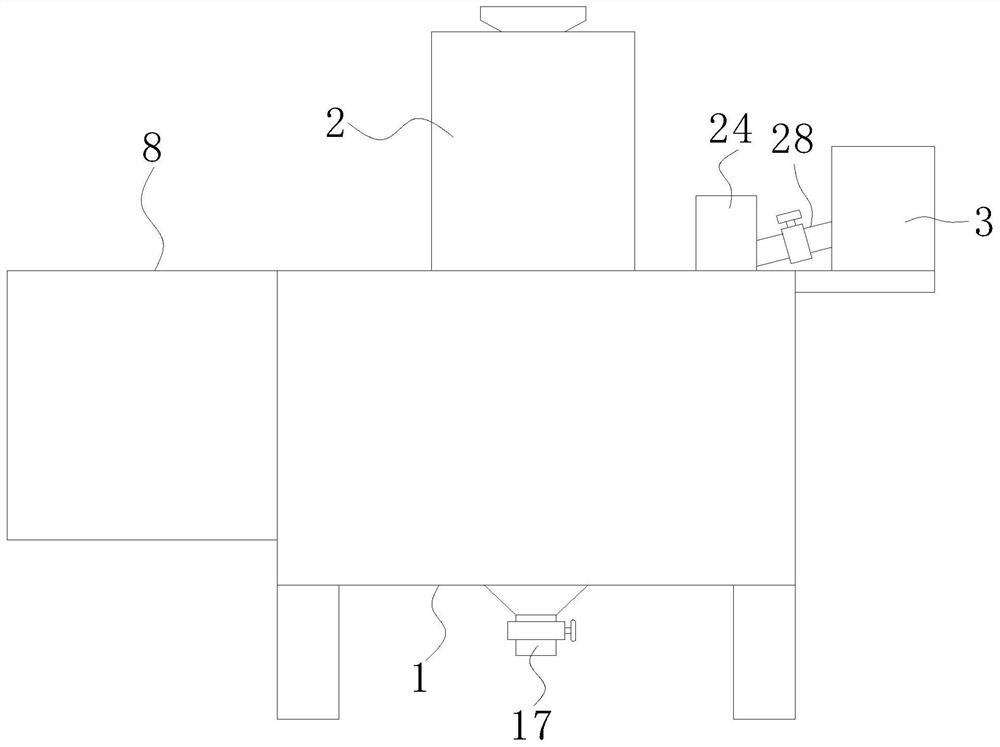 Broiler chicken breeding waste recycling and treating device