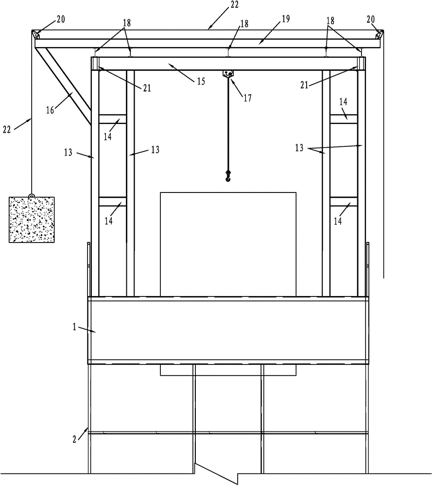 Self-lifting sliding and turnover construction system and construction method