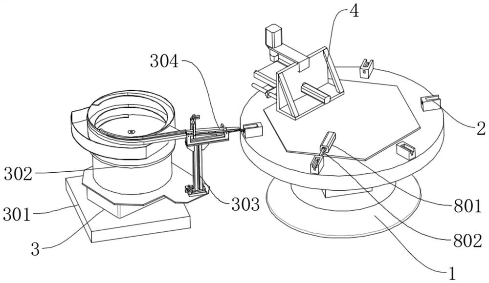 A distance-adjustable pin device for connector production and its use method