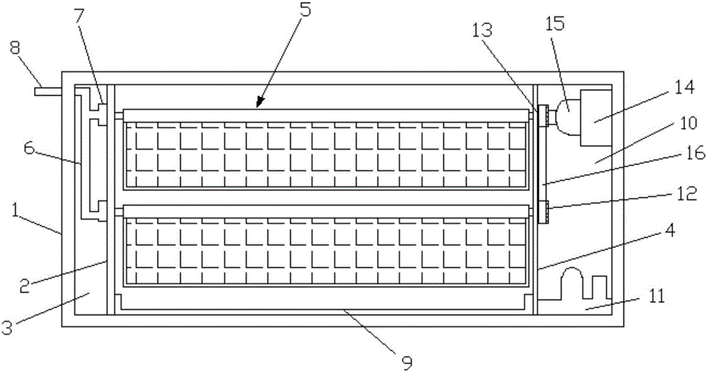 Linkage device for turnover type humidifier