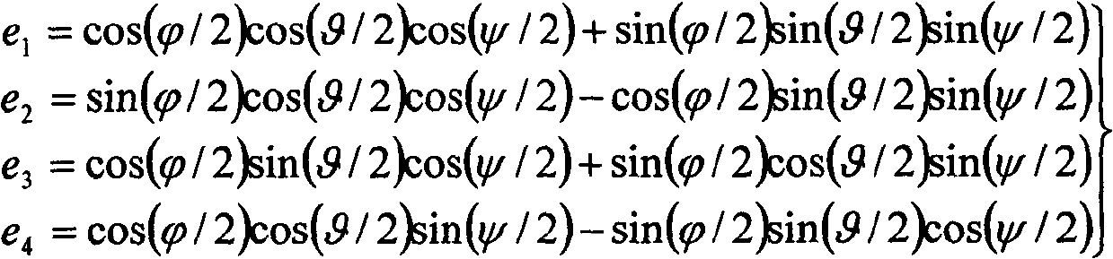 Quaternion Laguerre approximate output method based on angular speed used during extreme flight of flying vehicle