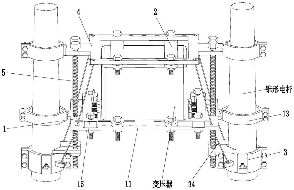 A kind of power transformer installation construction method