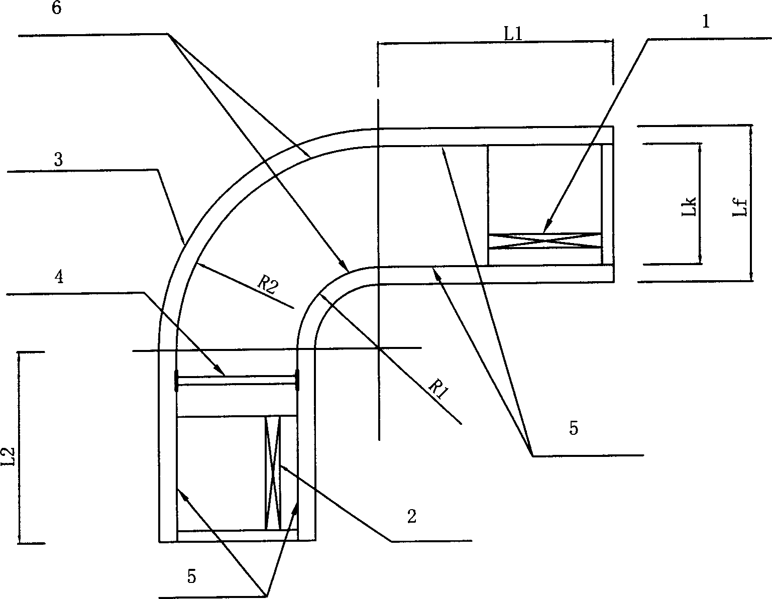 Flexible bend running technology for electric single-beam crane