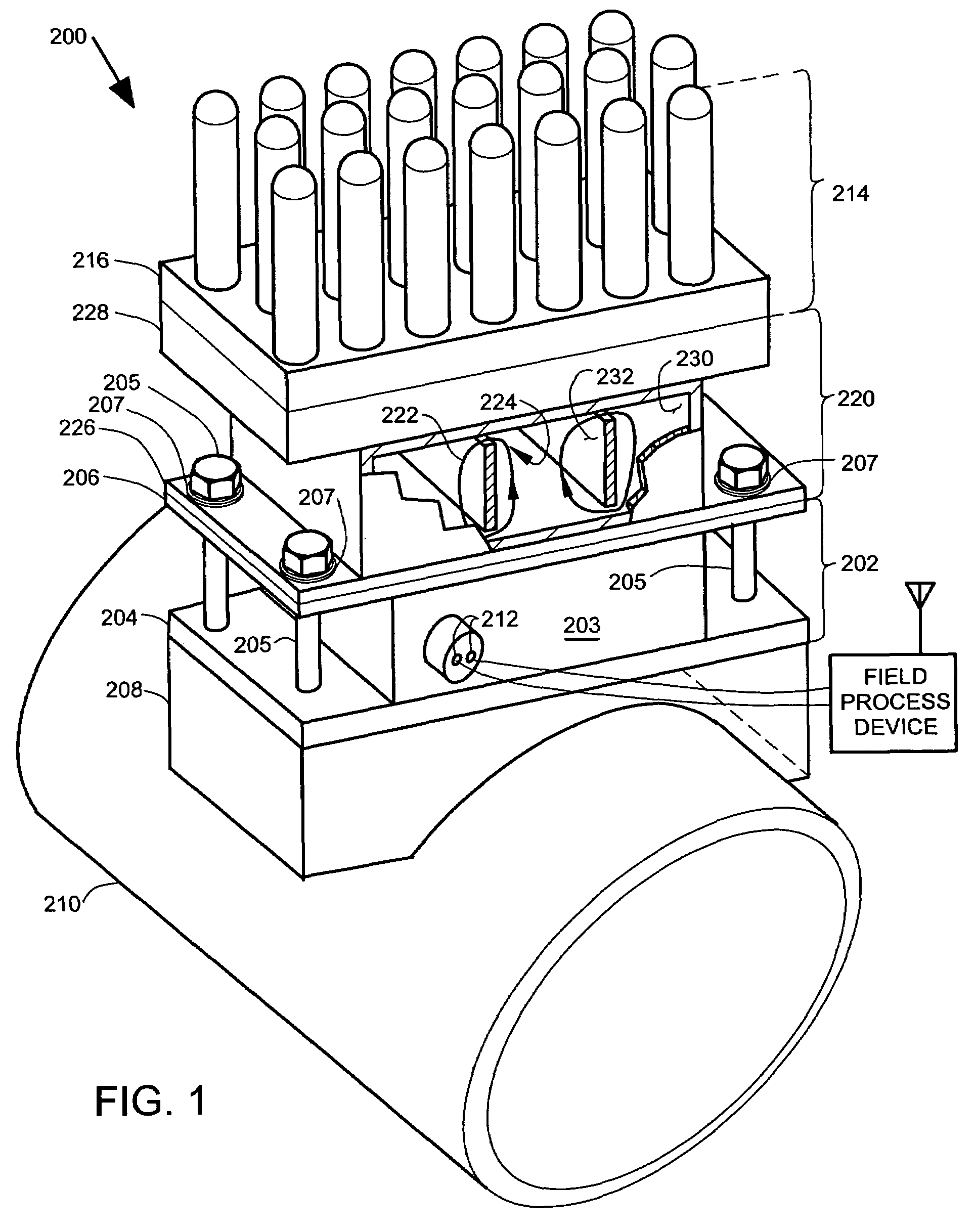 Thermoelectric generator assembly for field process devices