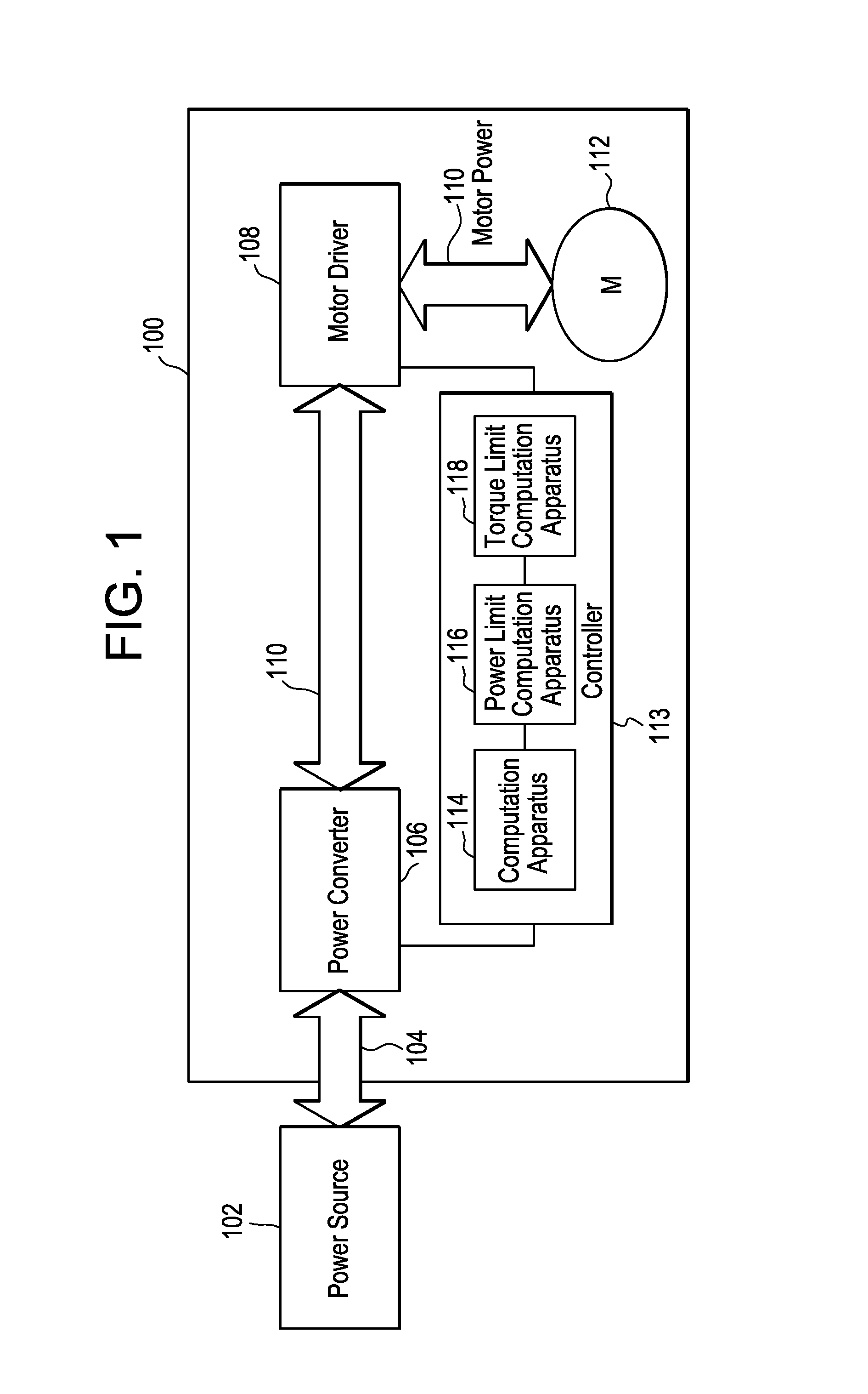 Power control on a multi-motion electric drive system