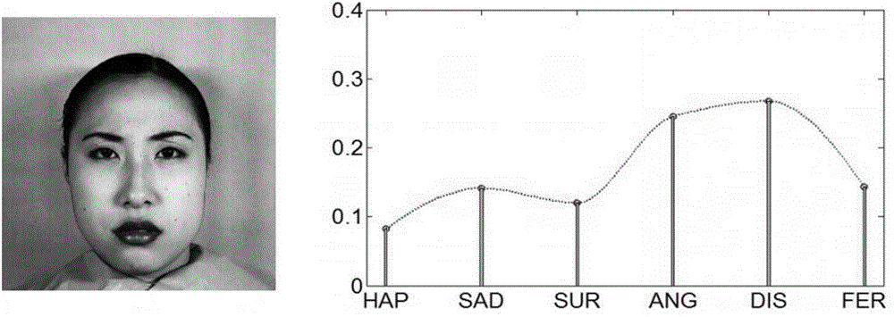 Emotion component analyzing method and system based on emotion distribution learning