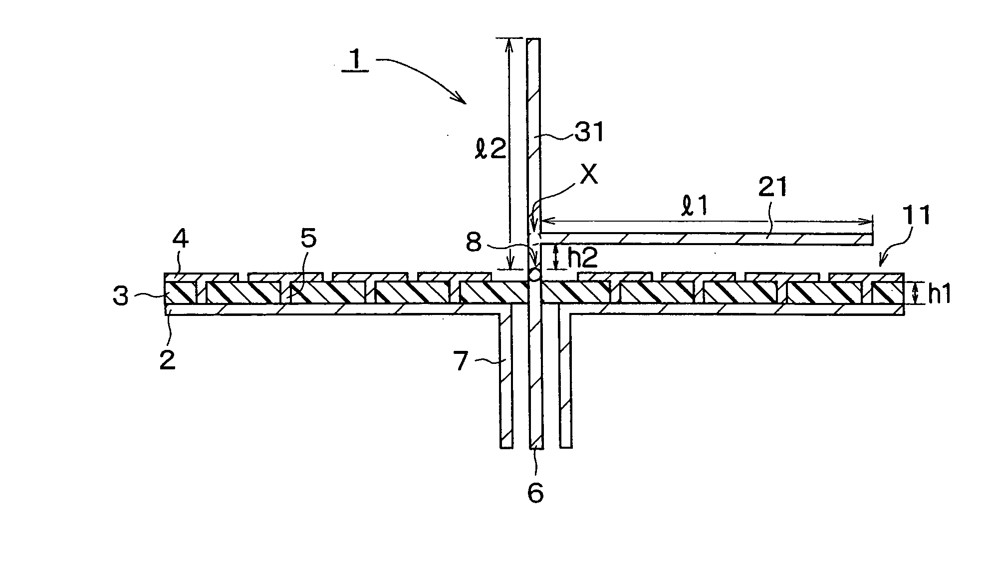 Multiple-frequency common antenna