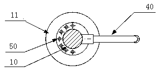 Lightning prevention support column insulator