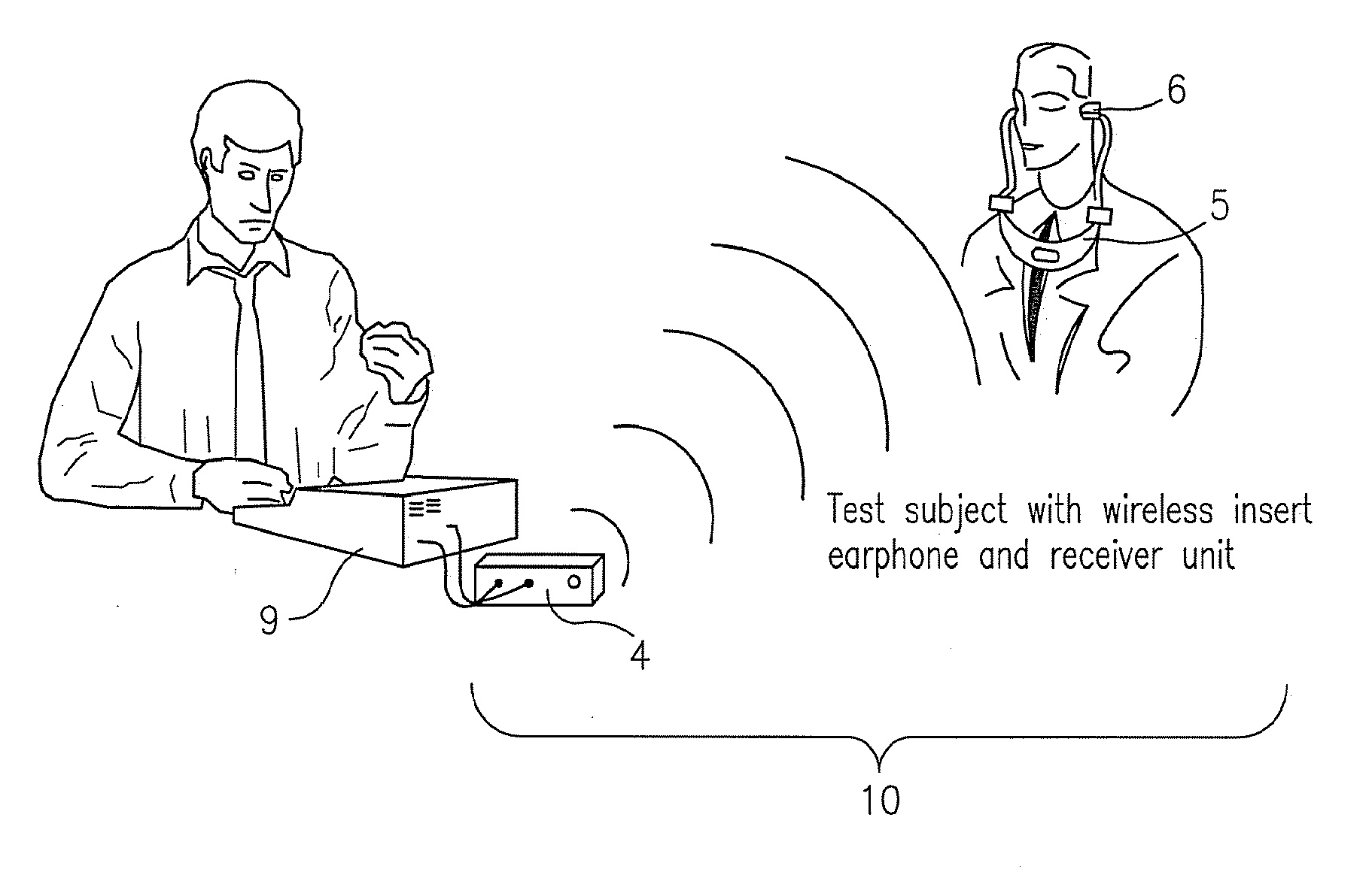 Wireless interface for audiometers